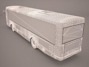 flxible metro d bus 3D Model