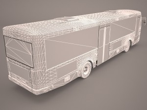 flxible metro d bus 3D Model