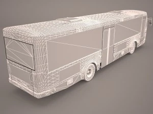 flxible metro d bus 3D Model