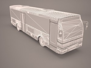 flxible metro d bus 3D Model