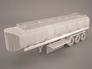 tanker trailer 3D Model