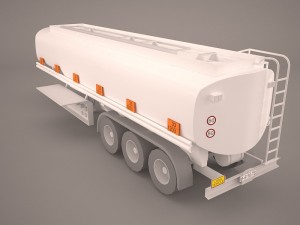 tanker trailer 3D 모델