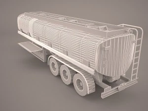 tanker trailer 3D Model