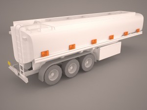 tanker trailer 3D 모델