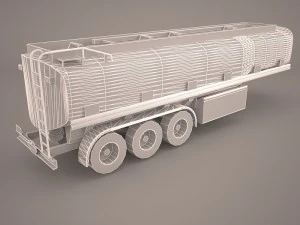 tanker trailer 3D Model
