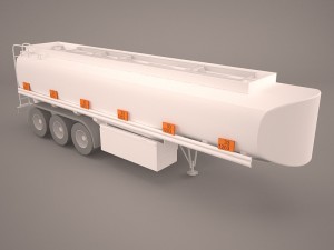 tanker trailer 3D 모델