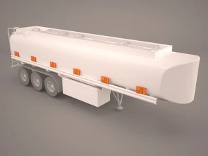 tanker trailer 3D Model