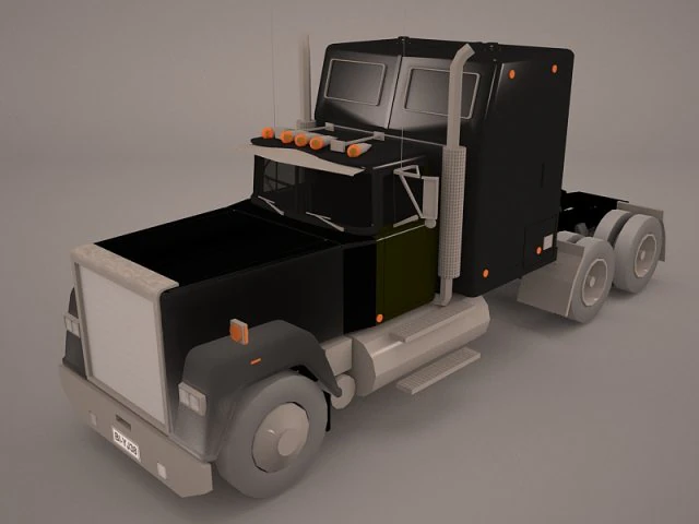 delivery trucks 3D Model .c4d .max .obj .3ds .fbx .stl .blend 