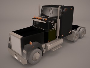 delivery trucks 3D Модель