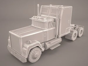 delivery trucks 3D Model