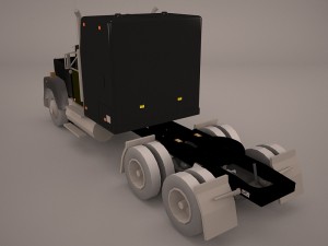delivery trucks Modello 3D