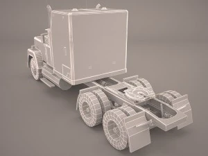 delivery trucks 3D Model
