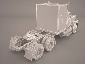 delivery trucks 3D Model