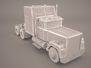 delivery trucks Modello 3D