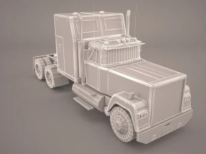 delivery trucks 3D Model