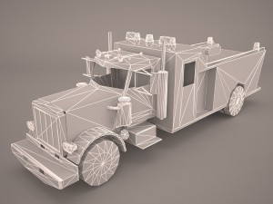 fire truck 3D Model