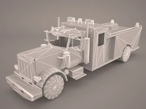fire truck 3D Model