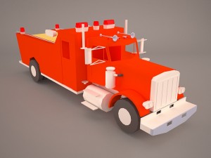 fire truck 3D Model