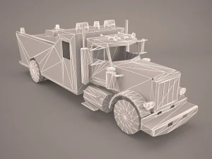 fire truck 3D Model