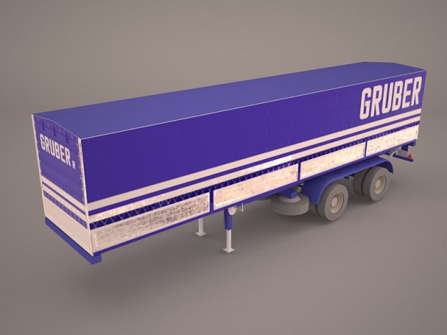 schmitz cargobull trailer 3Dモデル .c4d .max .obj .3ds .fbx .stl .blend 