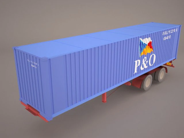 schmitz cargobull trailer 3D Model .c4d .max .obj .3ds .fbx .stl .blend