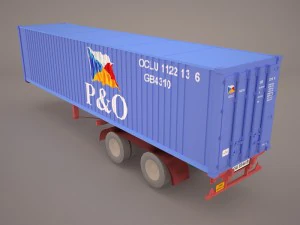 schmitz cargobull trailer 3D Model