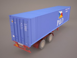 schmitz cargobull trailer 3D Модель