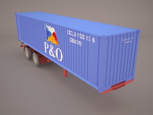schmitz cargobull trailer 3D Модель