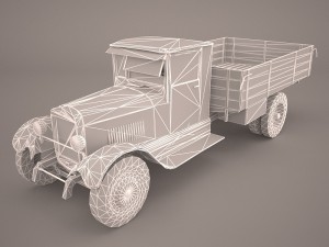 zis 5 cargo 3D मॉडल