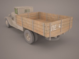 zis 5 cargo 3D मॉडल