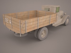 zis 5 cargo 3D मॉडल