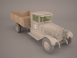 zis 5 cargo 3D मॉडल
