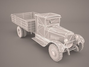zis 5 cargo 3D मॉडल