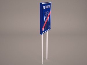 road signs 3D Model