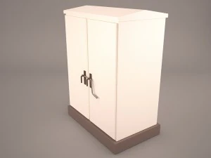 outdoor electric power control panel 3D Model