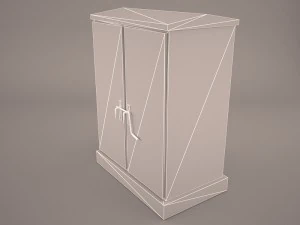 outdoor electric power control panel 3D Model