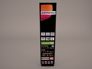 gas price sign 3D Model