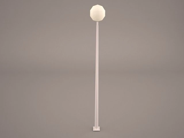 old street lamp 3D Model .c4d .max .obj .3ds .fbx .stl .blend 