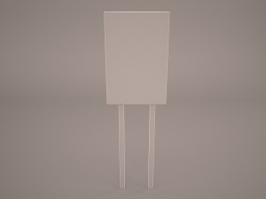 gas station signs Model 3D