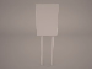 gas station signs 3D Model