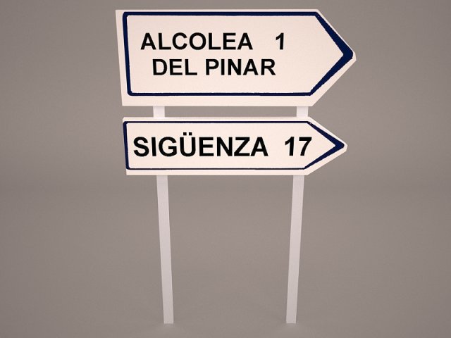 wooden arrow signs 3D मॉडल .c4d .max .obj .3ds .fbx .stl .blend 