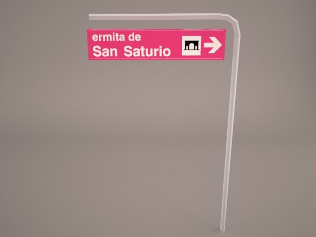 wooden arrow signs Model 3D .c4d .max .obj .3ds .fbx .stl .blend 