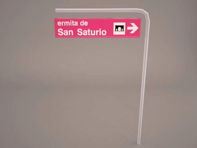 wooden arrow signs 3D Model .c4d .max .obj .3ds .fbx .stl .blend 