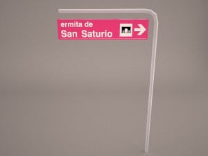 wooden arrow signs 3Dモデル