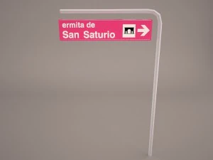 houten pijlborden 3D Model