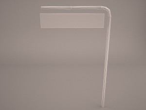 wooden arrow signs Model 3D