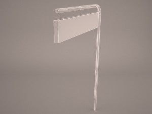 wooden arrow signs Model 3D
