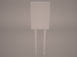 wooden arrow signs Modelo 3D