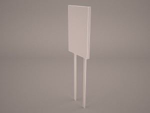 wooden arrow signs Modelo 3D