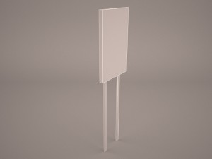 wooden arrow signs Modelo 3D